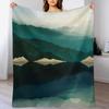 Waters Edge Reflection Throw Blanket Soft Warm Blanket Gift for Grandparents