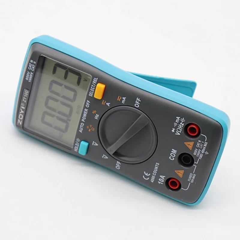 ZT100 Multimeter Digital Multi Tester Back Light AC/DC Voltmeter Diode Transistor Tester Voltmeter Ammeter Intelligent Auto Tool