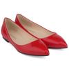 Women's Flats Shoes Solid Color Pointed Toe Slip On Patent Leather Woman Flat New Single Casual Comfort Non-slip Ladies Loafers