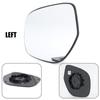 Car Left Side Heated Mirror Glass W/ Backing Plate For Mitsubishi Outlander 14-20