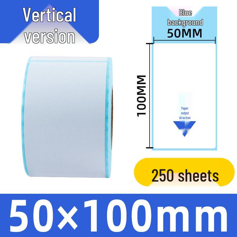 Durable 100x100 Self-Adhesive Thermal Label Paper for Supermarket Barcodes & Express Waybills
