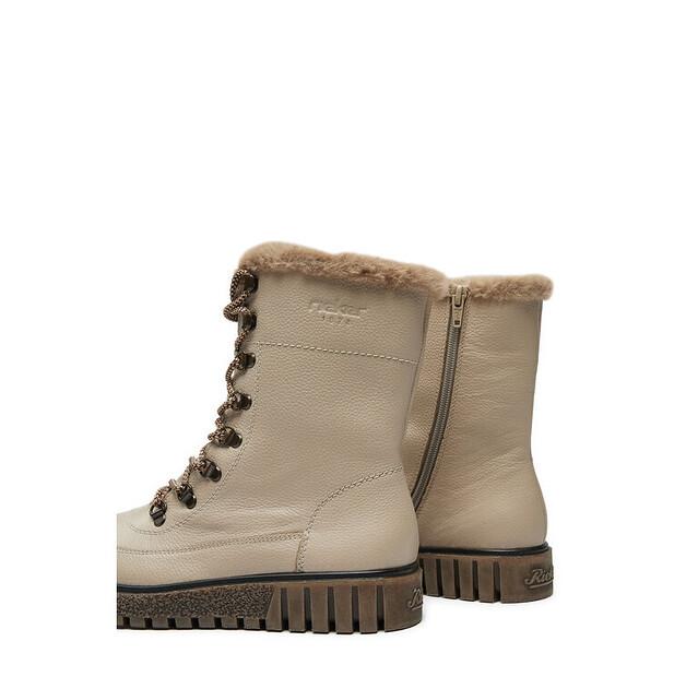 Rieker Y3405-60 Beige Ankle Boots