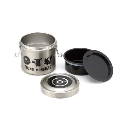 Skater STLB2AG-A Insulated Stainless Steel Bowl Lunch Box, 840ml Capacity, Vacuum Insulated, Pokemon Design