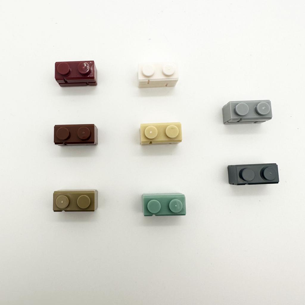 600pcs Bricks Parts DIY 98283 1x2 Checkered Brick Wall Brick Parts Compatible Educational Building Blocks Parts Toys