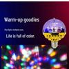 LED Rotating Magic Ball Light Bulb E27, Multi-Color Stage & KTV Light with Laser Flashing Effects.