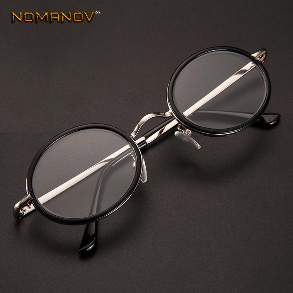 

NOMANOV = Round Vintage Retro Multi-Coated Lens Full-Rim Alloy Luxury Men Women Reading Glasses +0.75 +1 +1.25 +1.5 +1.75 +2To+4 +75 золотой