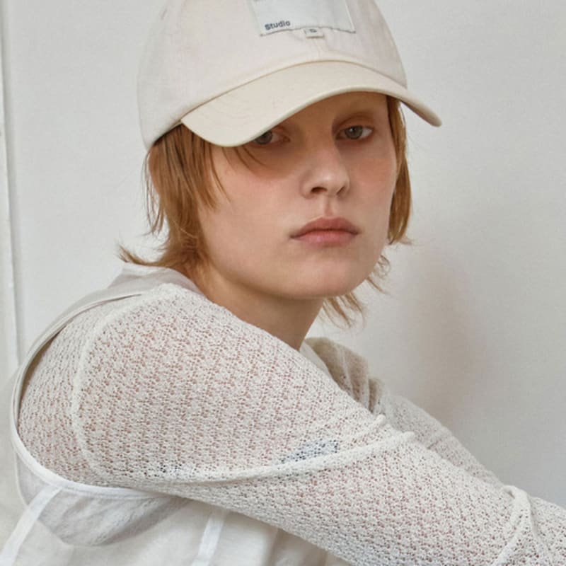 

UNDERCONTROL STUDIO BALL cap / S LABEL / WASHED IVORY FREE