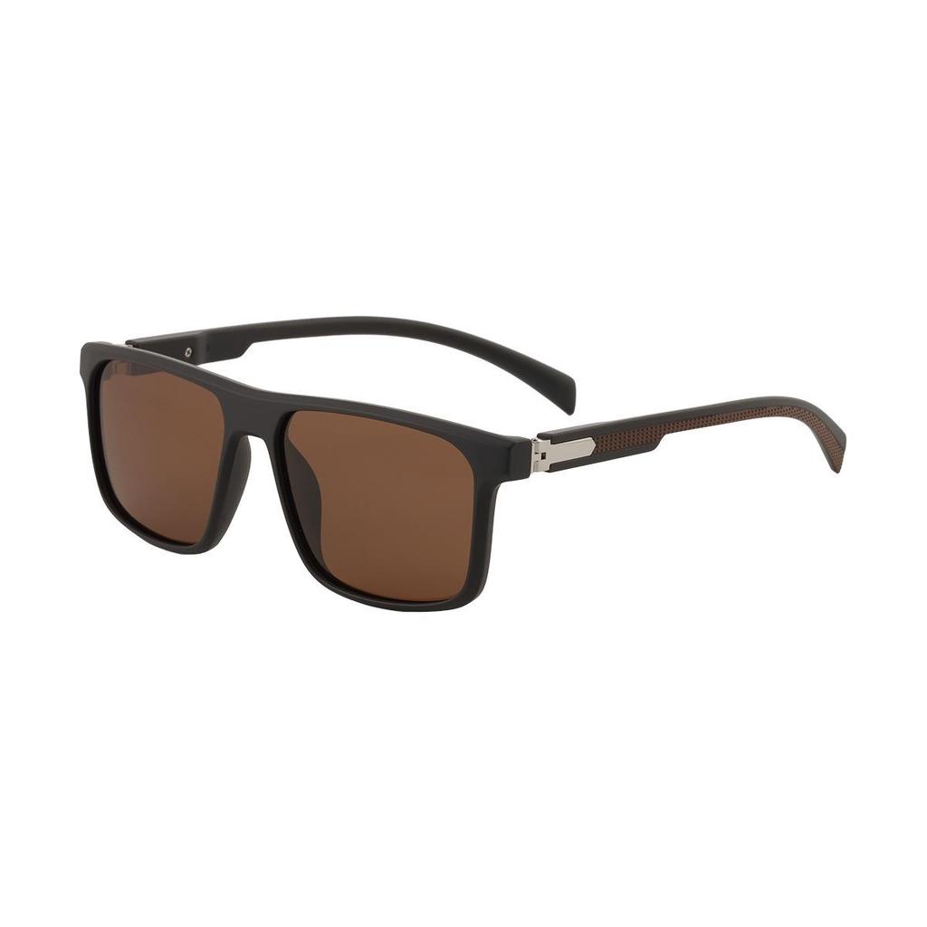 KAJILA Men's European 2025 Stylish Polarized Square Frame Sunglasses with Hinged Temples for UV Protection