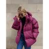 Mens Oversized Hooded Cotton Puffer Jacket Winter Warm Loose Fit Casual Coat Teens Adults