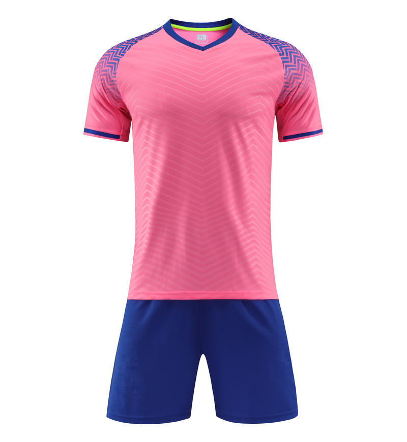 Soccer Uniform Set Men'S And Women'S Summer Game Team Training Uniforms For Children Adults Short Sleeve Sports Team Uniforms 6321 Quick Drying