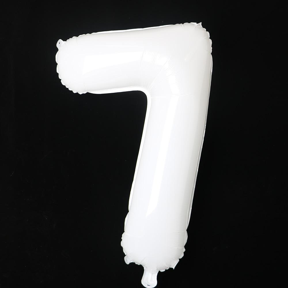 32 Inch Digital Aluminum Film Balloon, Medium Digital Gold Silver Red Black Gradual Change Color Birthday Decoration Wedding Party Balloon