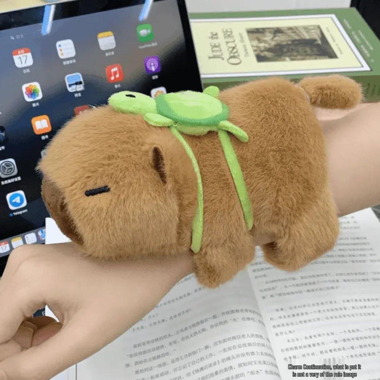 

Набор плюшевых браслетов с капибарой: Идеально для Дней рождения и Рождества 20 cm Snap Bracelet