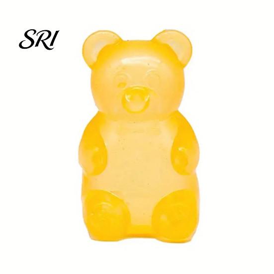 Glitter Bear Toy Clear Squeeze Anxiety Stress Relief Sugar Ball Sensory Soft Stretchy Decompression Fidget Slow Rising