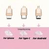 1pc Gradient Butterfly Alloy Metal Dust Plug for Mobile Phone, Decorative Charm Design, Debris Prevention Accessory