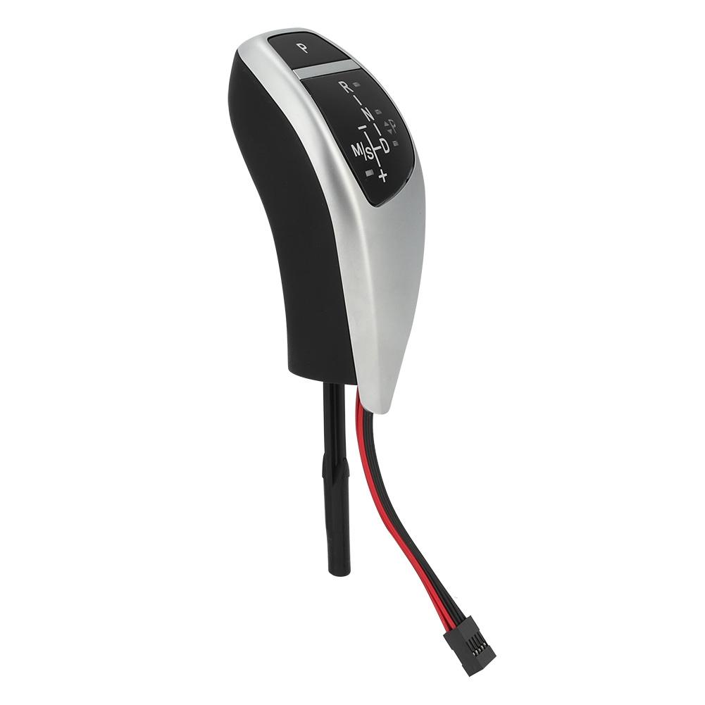 

Car RHD LED Shift Knob Modified Automatic Gear Shifter Lever Fits for E90 E91 E92Titanium Silver