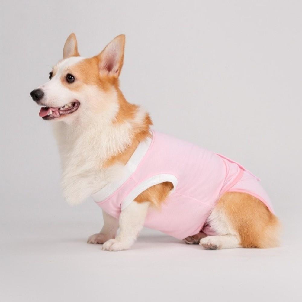 Adjustable Dog Sterilization Suit Sleeveless Dog Sanitary Pants Pet Physiological Pants  Daily Wear