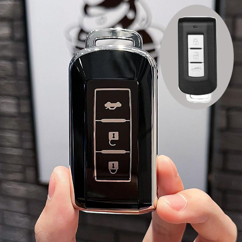 

Tpu Car Remote Key Case Cover Shell For Mitsubishi Lancer Outlander Asx Pajero Sport Eclipse Cross Mirage Montero Accessories