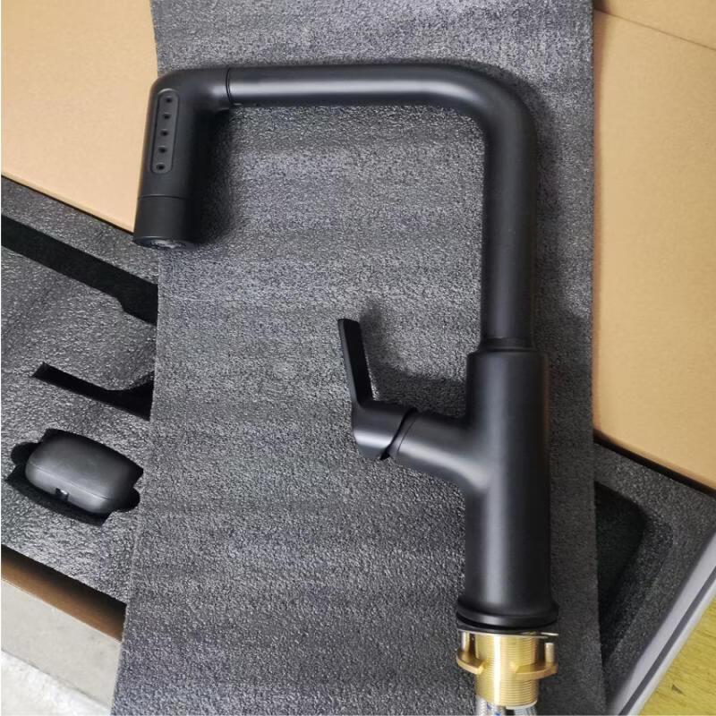 TLXT Retractable Kitchen Faucet with Multi-Function Spray