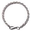 Innopirit Spiral Cutting Chain 92.5 Silver Bracelet Glossy Matte