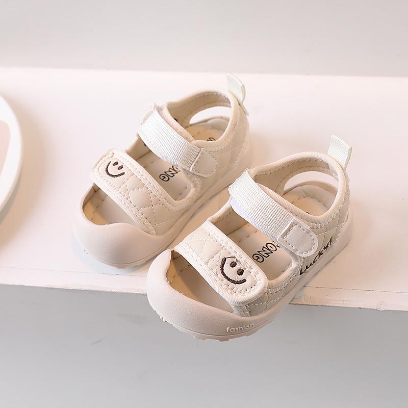 

Summer Baby Sandals Boys Girls Breathable Cool Beach Sandals Kids Anti-slip Anti-kick Soft Toddler Shoes 23