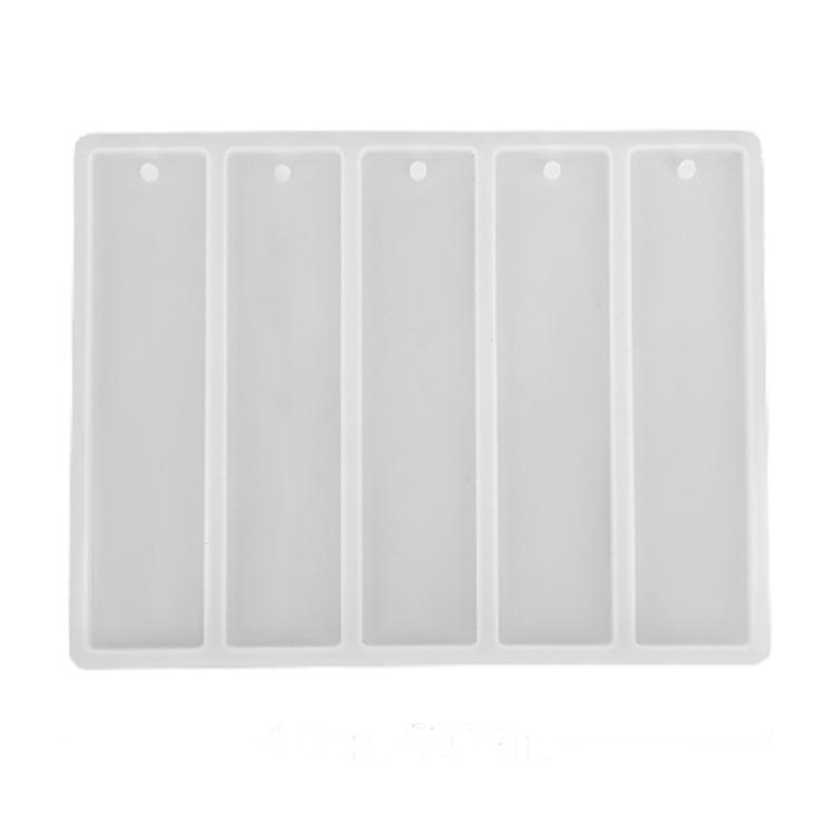 Silikonowa forma łatwo wyjmowalna do rękodzieła Prostokątna/Owalna forma na zakładki do książek Forma z żywicy epoksydowej do tworzenia biżuterii