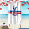 Serviette de Plage Imprimée Crystal Palace F.C, Grande Serviette Douce à Séchage Rapide pour Plage Camping Natation