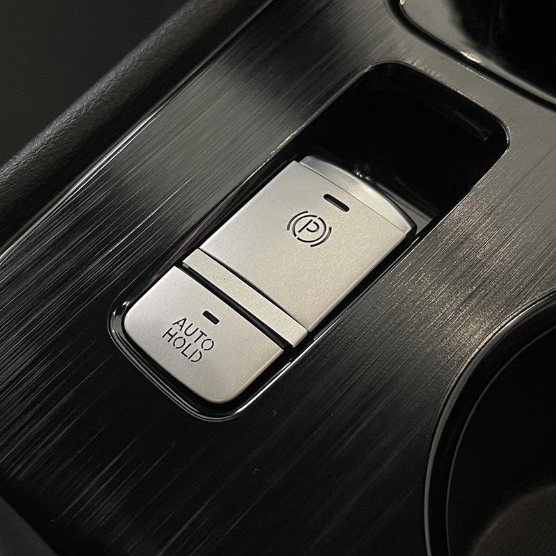Electronic handbrake P gear button decoration metal sticker Car interior decoration products for Nissan Pathfinder 2024