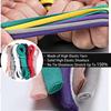 1Pair No Tie Shoelaces Round Elastic Quick Lazy Shoe Laces Kids Adult Fashion Color Sneakers Lace