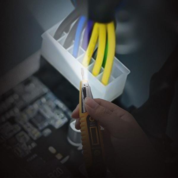 Multifunktionaler berührungsloser digitaler Teststift, Flüssigkristallanzeige, Schraubendreher, Ton- und Lichtalarm, elektrischer Teststift MYY