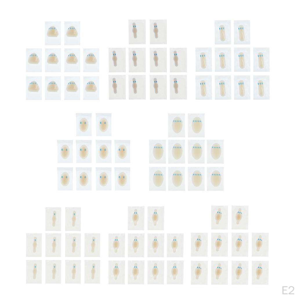 10 Pieces Blister Plaster, Hydrocolloid Invisible Pillow Patches, , Fingers, Non-