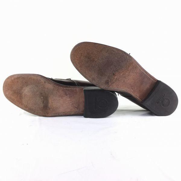 70s-80s Vintage Made In USA J.C. Penney U-Tip Goodyear Welted Business Shoes Brown Size 8.5D 26.0-26.5 Men's(USED)