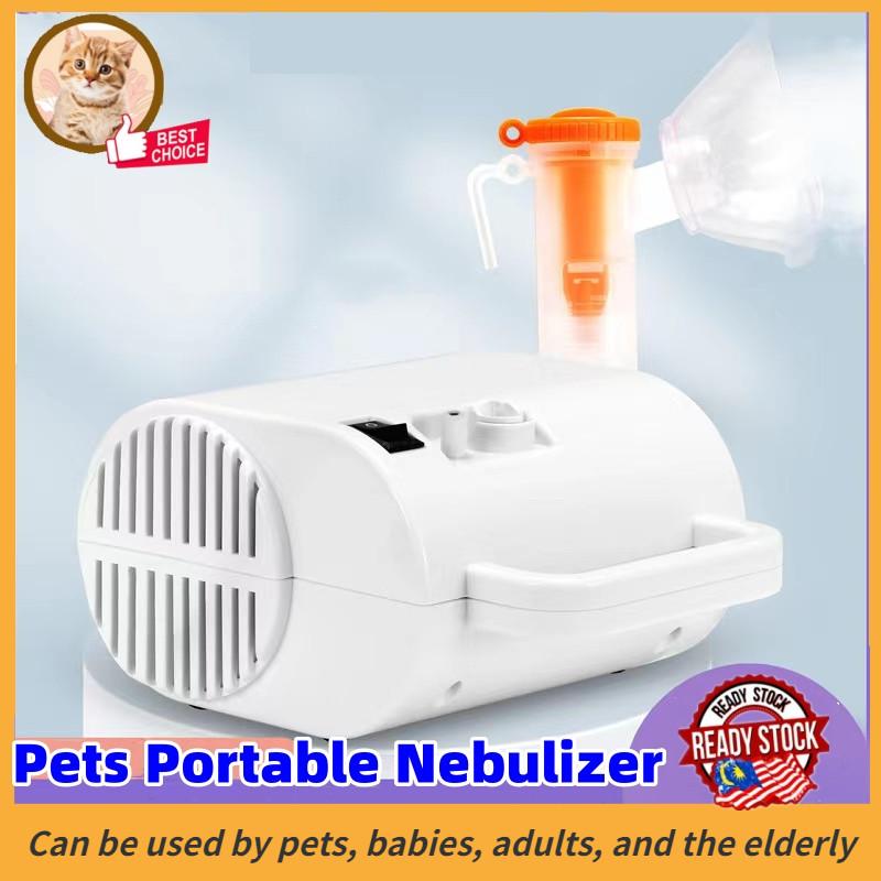 Household Portable Pet Nebulizer Machine Special Pet Cat Atomizer Inhaler + Atomization Box Oxygen Cage