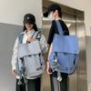 Schoolbag Korean trendy cool multi-functional large-capacity backpack junior high school college student backpack boys locomotive backpack