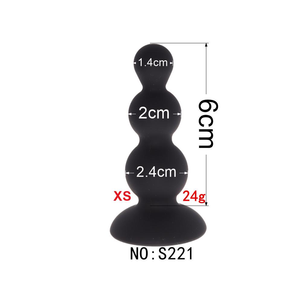 Silicone Detachable Tail Excluding Diamond Screw Anal Plug Accessory