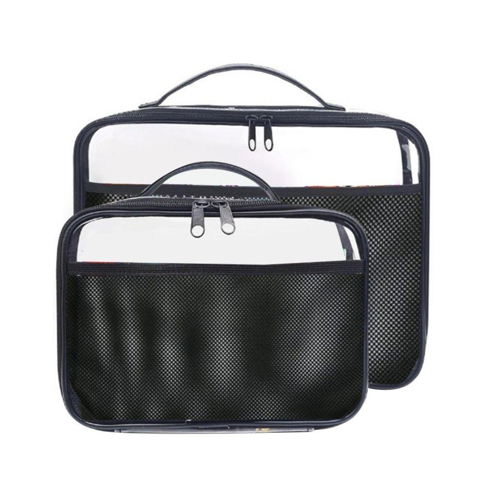 Waterproof Transparent Cosmetic Bag Travel Organizer Shower Accessories Make Up Pouch  for Doll