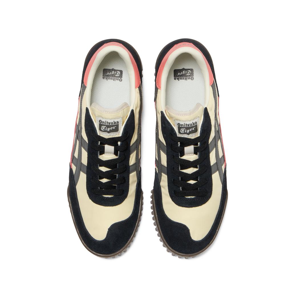 ONITSUKA TIGER Rotemit Bloc de Couleur Rétro Baskets Décontractées Polyvalentes Baskets Unisexe Noir Blanc 1183C614-101