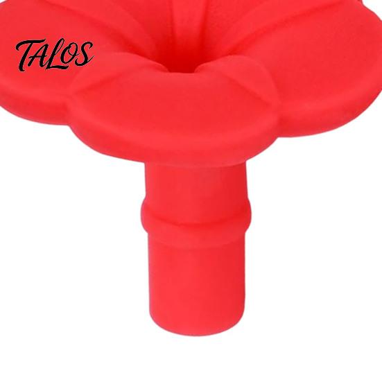 Bird Feeder Replacement Flowers 4PCS Hummingbird Parts, Simulated Red Shape, Universal Silicone Parts Fit Waterproof Accessories, for Outdoor