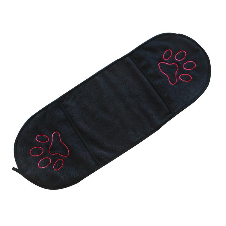 

Полотенце для домашних животных Быстросохнущее полотенце для собак Банный халат Мягкое волокнистое впитывающее полотенце для кошек Удобная мочалка для чистки домашних животных Аксессуары для домашних животных чёрный