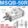 Pneumatic Rotary Cylinder MSQB10A MSQB20A MSQB30A MSQB50A MSQB20R MSQB30R MSQB Adjustable Cylinder Rotary 0-190° Degrees