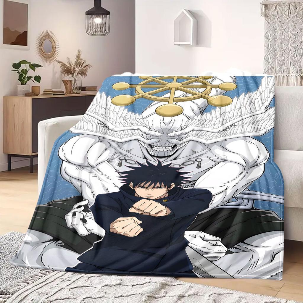 Megumi Fushiguro Flannel Blanket Warm,Comfortable,Suitable for Bedrooms,Sofas,Beds,Chairs,Picnics,Travel
