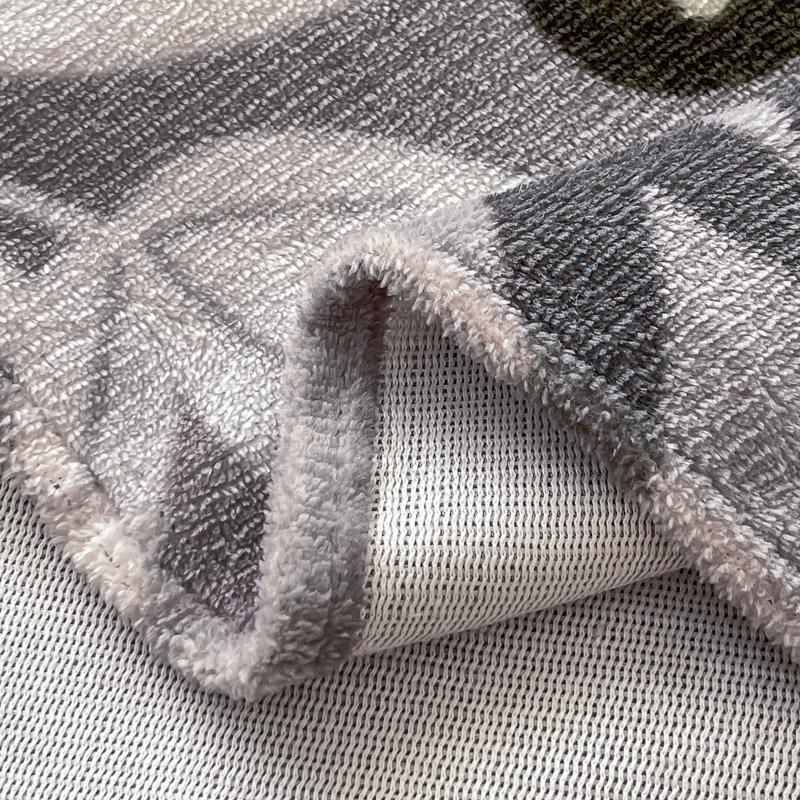 Cartoon Style Bedsheet Velvet Bed Linen Skin-friendly Flat Sheet Warm Bed Sheet for Winter Home Sheets Sabanas (No Pillowcase)