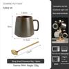 Japanese Retro Ceramic Mug Set – Creative Household & Office Coffee Cups with Gift Box