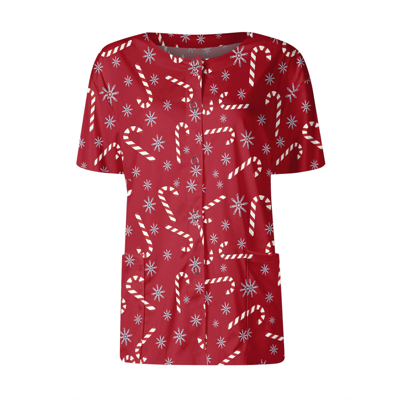 

Женские карманы с короткими рукавами и рисунком, воротник-стойка с рабочим принтом, однобортная защитная одежда, куртка-кардиган, топ L винный