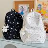 Student Schoolbag Women Star Printed Backpack