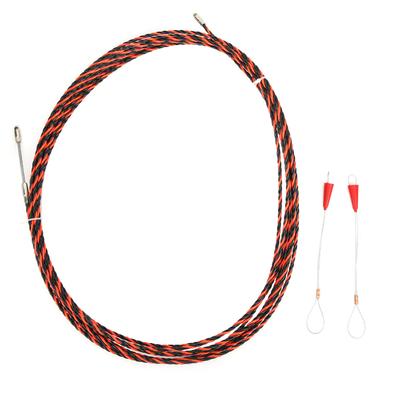 Elektrischer Drahteinfädler, Elektriker-Einfädelgerät mit 2 Kabelbefestigungen, 10 m
