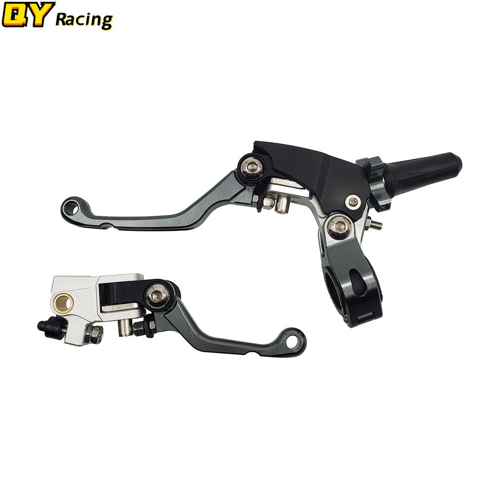 CNC 360° Labor-saving Anti-slip Folding Brake Clutch For HONDA CRF YAMAHA YZF BOSUER BSE M2 M4 M5 M6 KAYO K2 K6 K6R KT250 TT TS