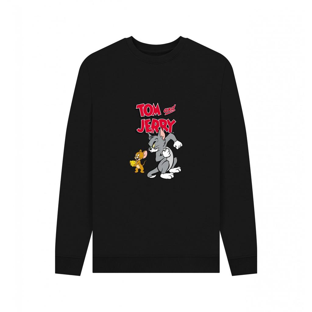 Tom and Jerry Unisex Adult Cheese Sweatshirt