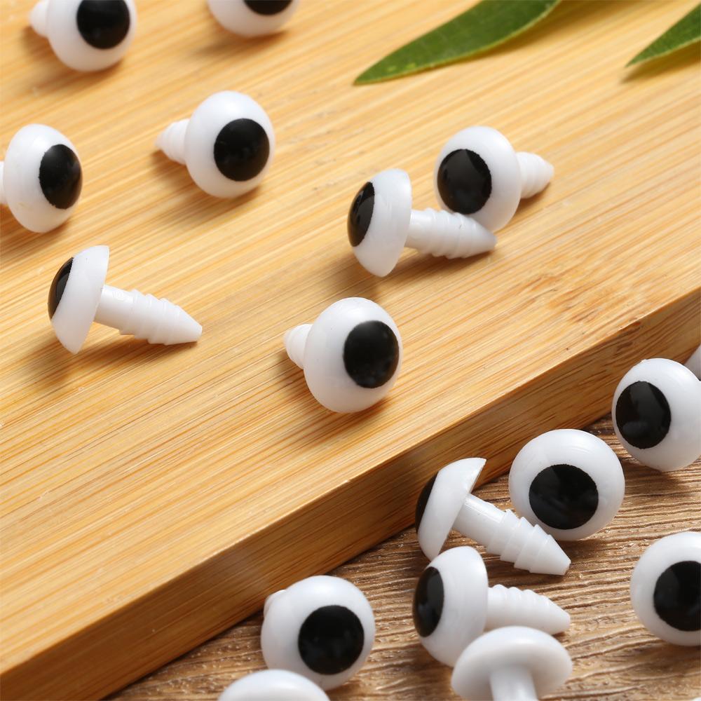100Pcs Plastic Animal Safety Eyes For Toys Crochet Teddy Bear Stuffed For Dolls Craft Amigurumi Accessories10/12/14/16/18/20mm