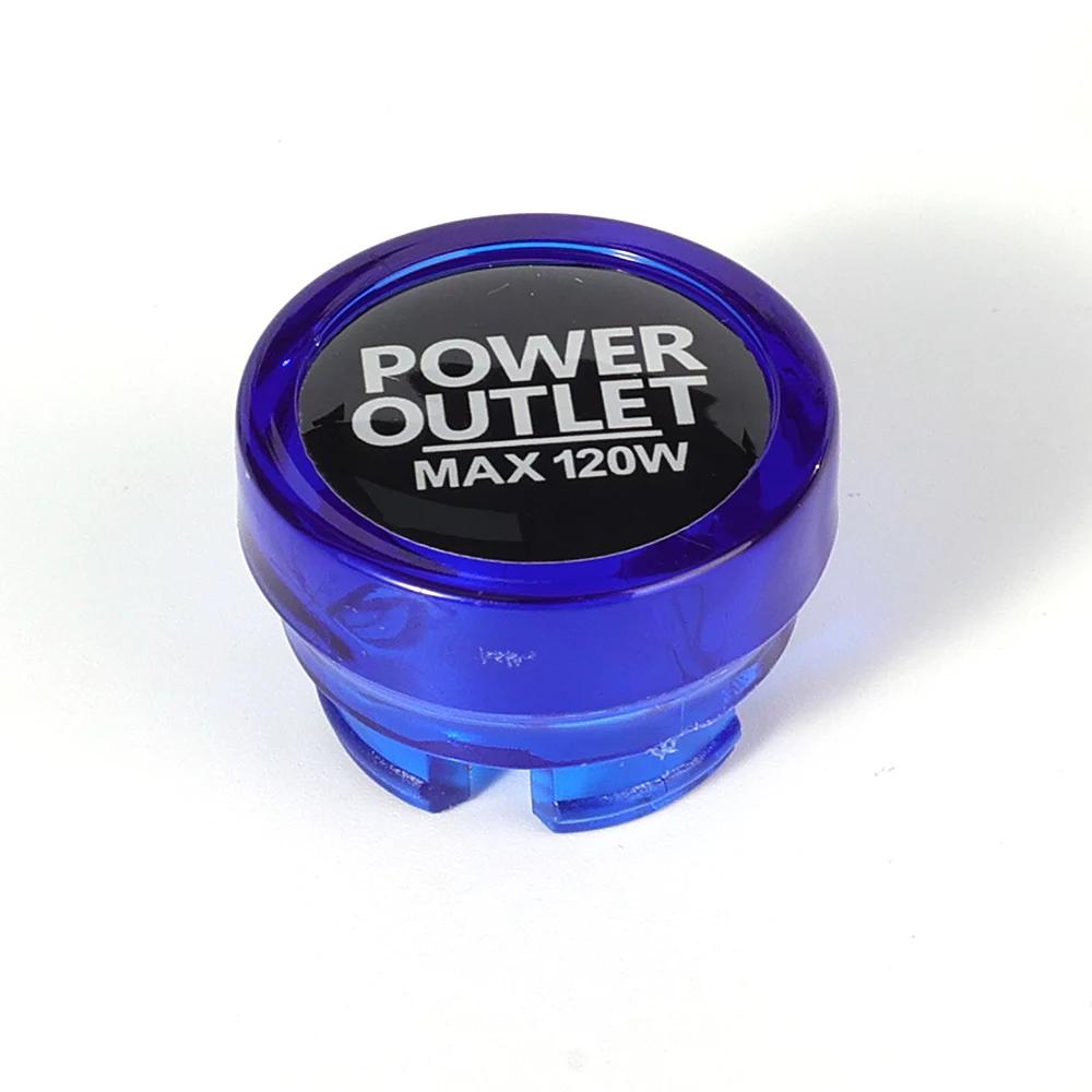 Car Lighter Plug Cover Dustproof Plug Fire Missile Button Decorations Cap Shield Automotive Vehicles  Cigarette Lighter Covers