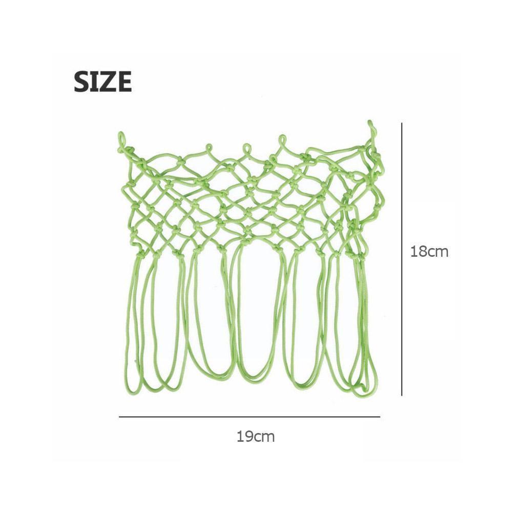 Luminous Basketball Net Green Fluorescent Sports Net Basketball Net Self-luminous Adult Basketball Children's X9O8